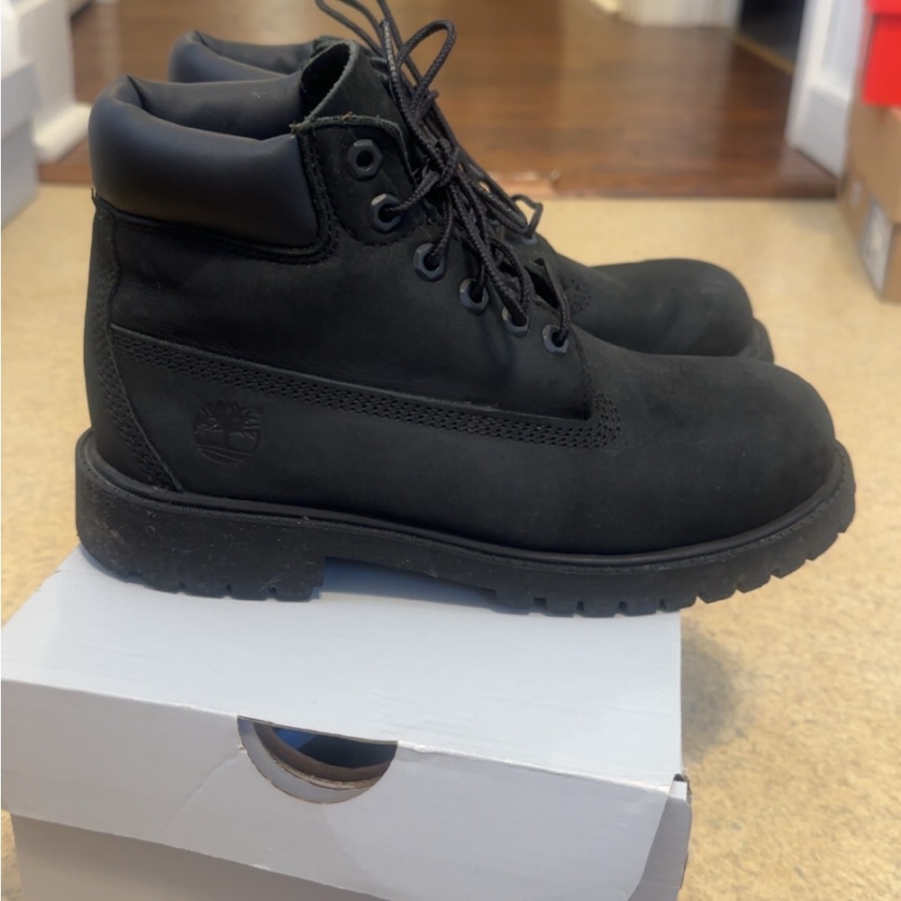 Timberland Black Leather Boots